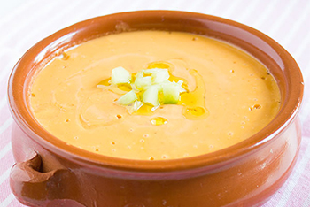 gazpacho andaluz para llevar en barrio de salamanca